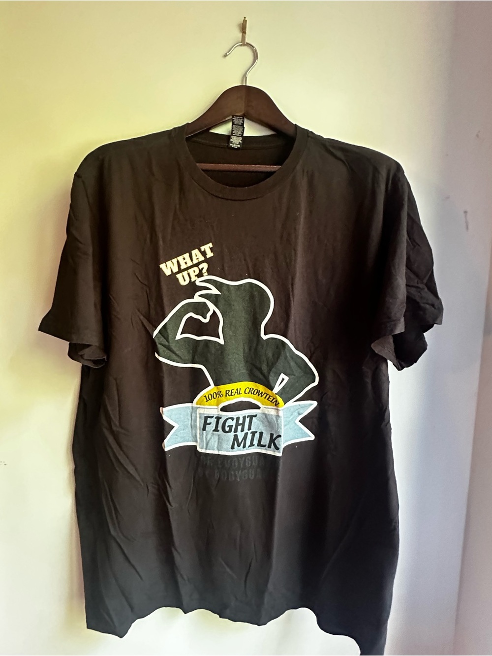 Fight Milk Graphic Tee - Black